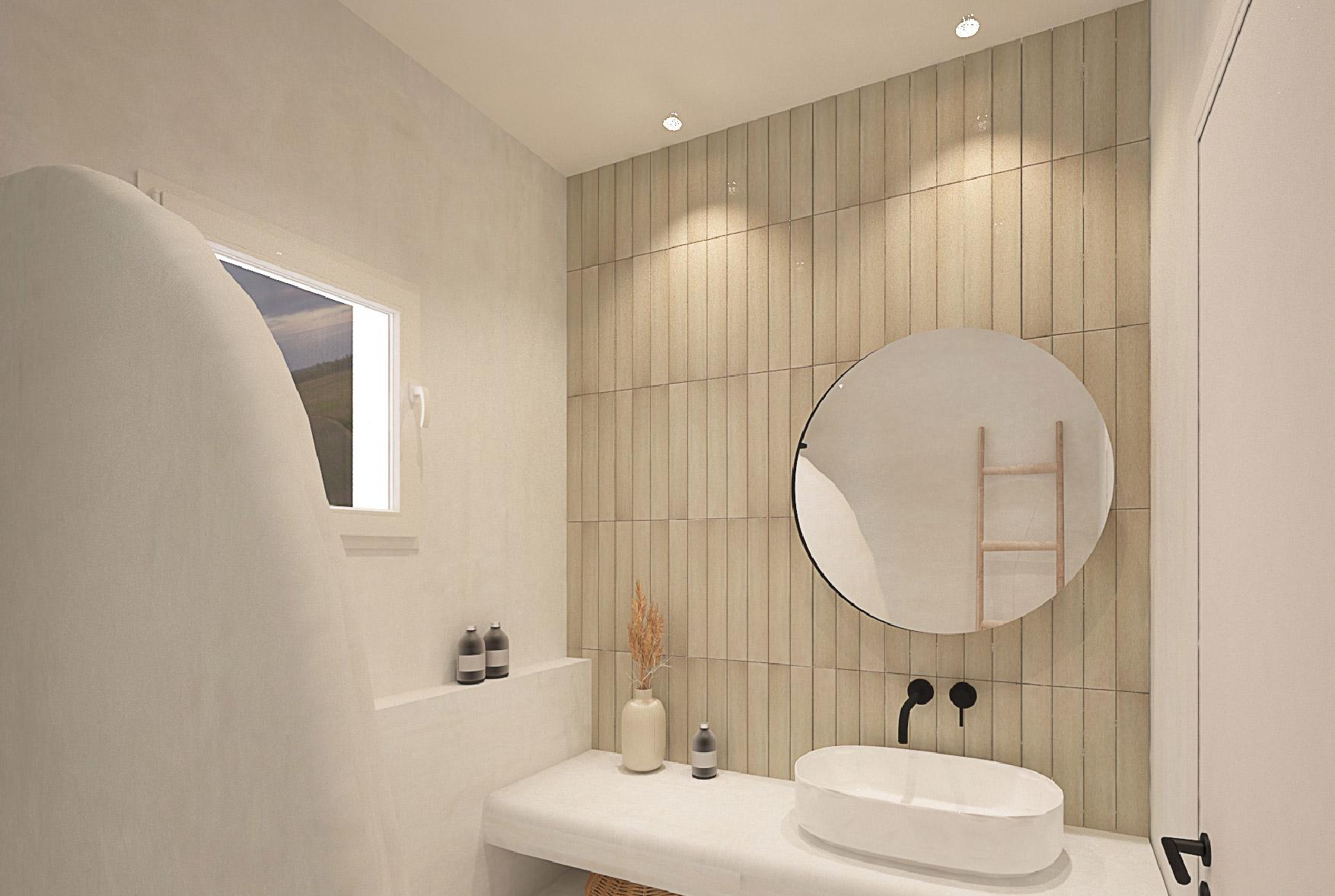 Aelia Luxury Suites Karterados  Exterior photo Bathroom