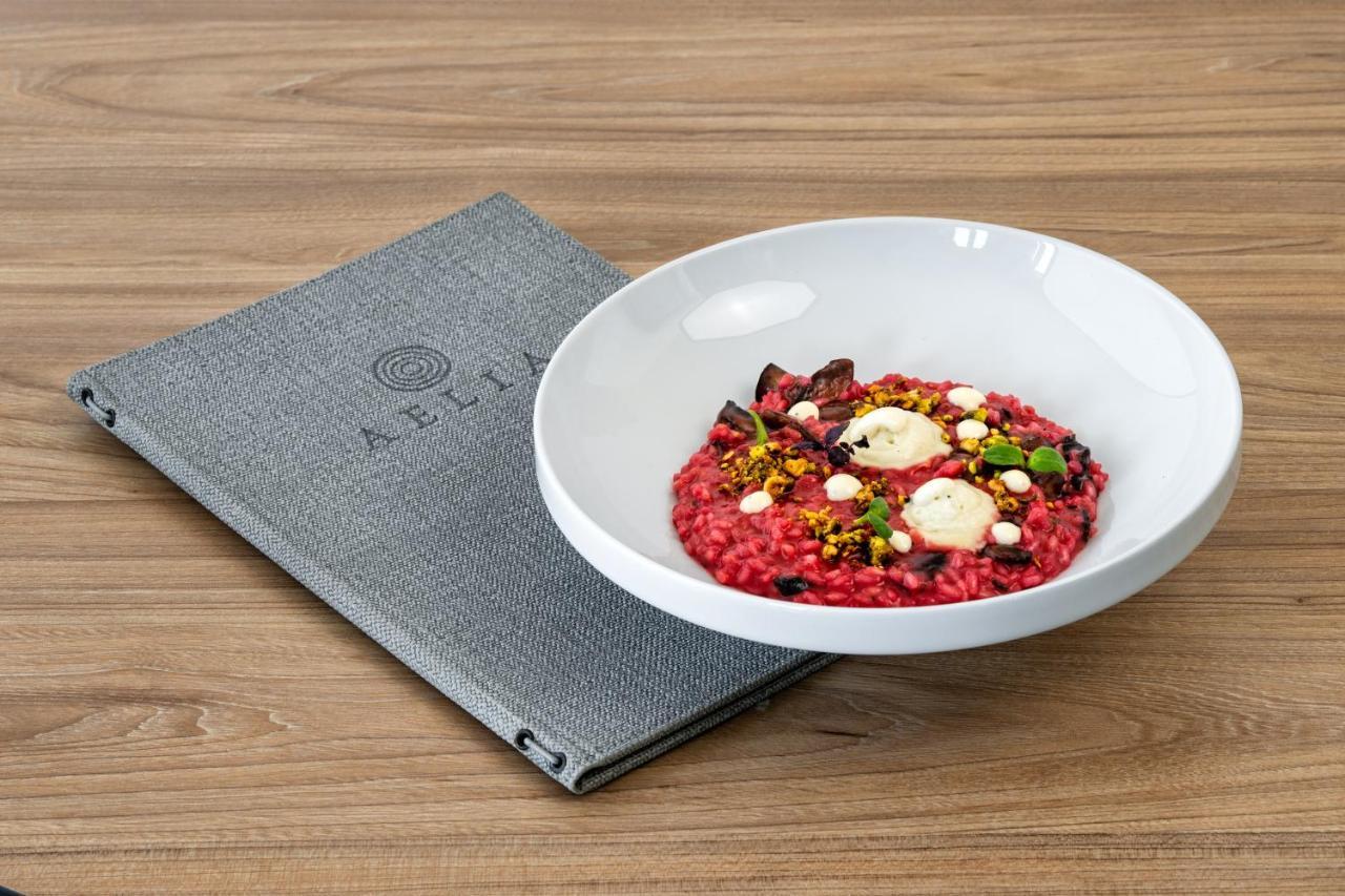 Aelia Luxury Suites Karterados  Exterior photo A risotto prepared at the restaurant