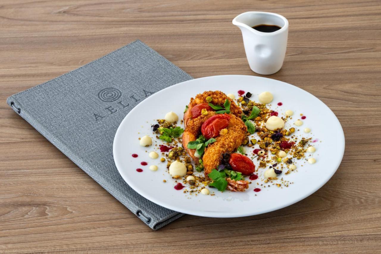 Aelia Luxury Suites Karterados  Exterior photo A dish from the restaurant